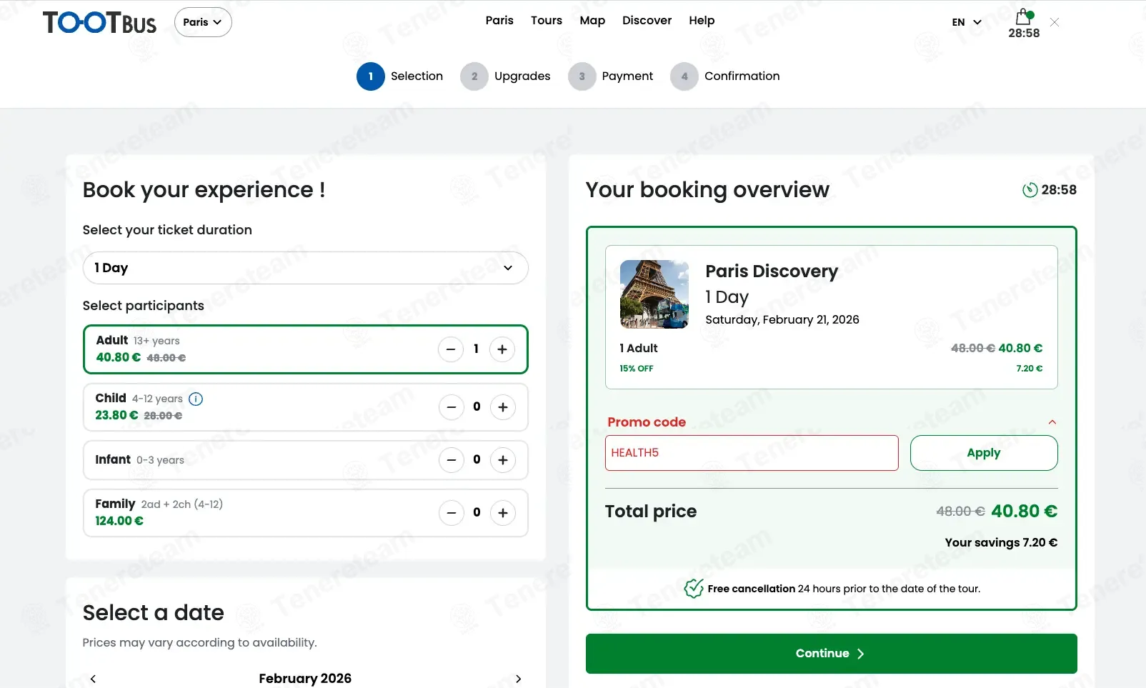 Tootbus coupon code: 5% off with HEALTH5. Tested and valid as 3 months ago.