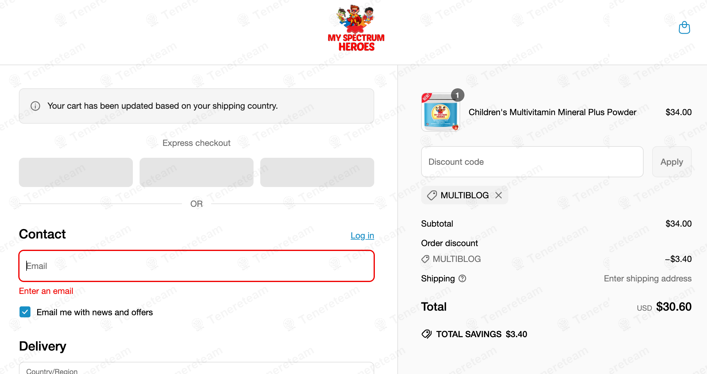 My Spectrum Heroes coupon code: 10% off with MULTIBLOG. Tested and valid as 1 year ago.