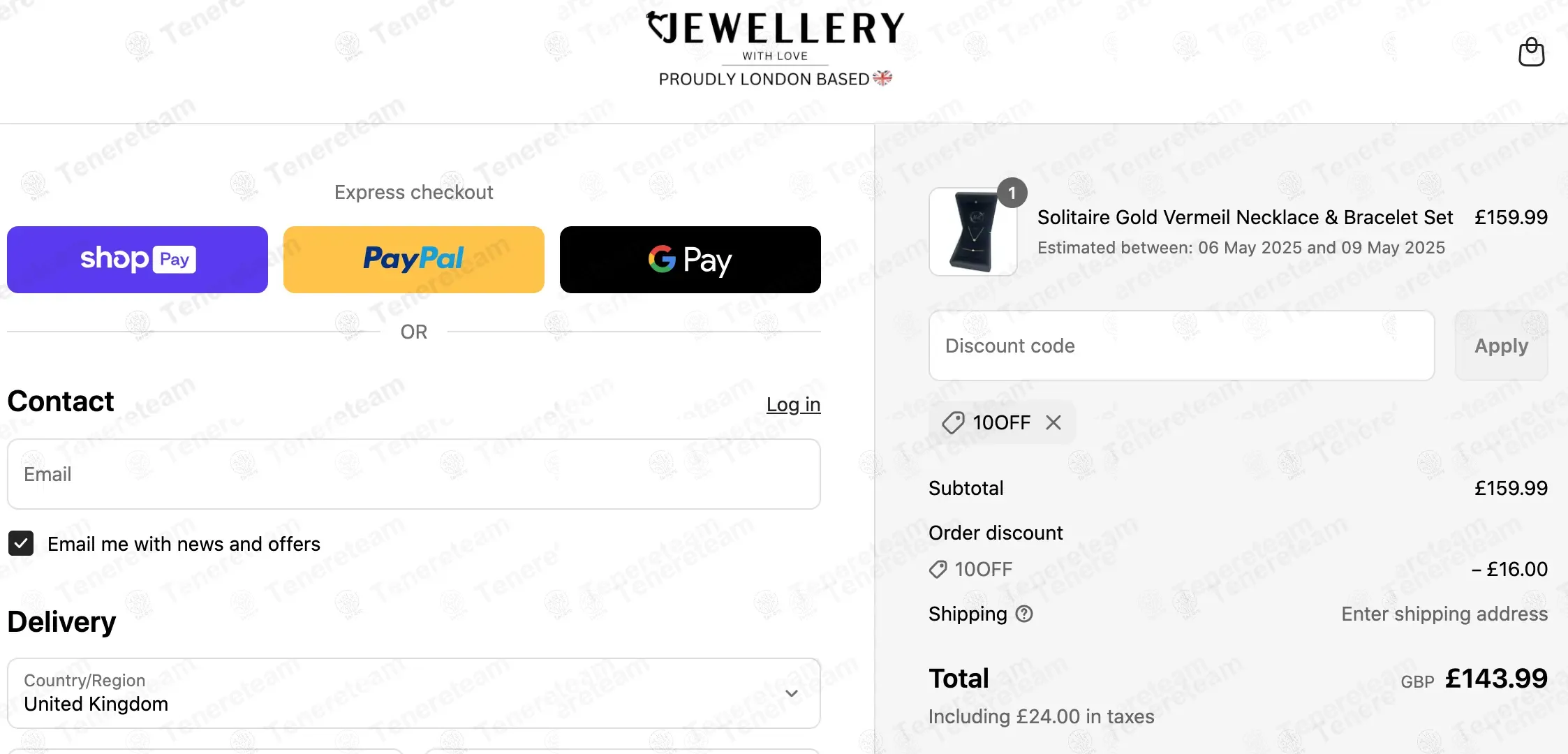 Jewellery with Love coupon code: 10% off with 10OFF. Tested and valid as 1 month ago.