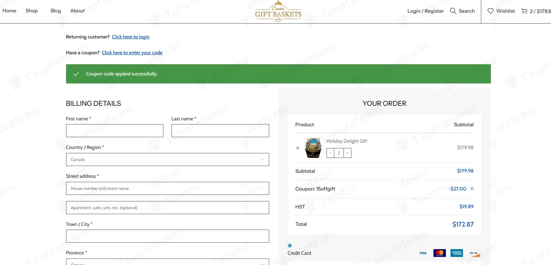 Canadas Gift Baskets CA coupon code: 15% off with 15OFFGIFT. Tested and valid as 1 year ago.