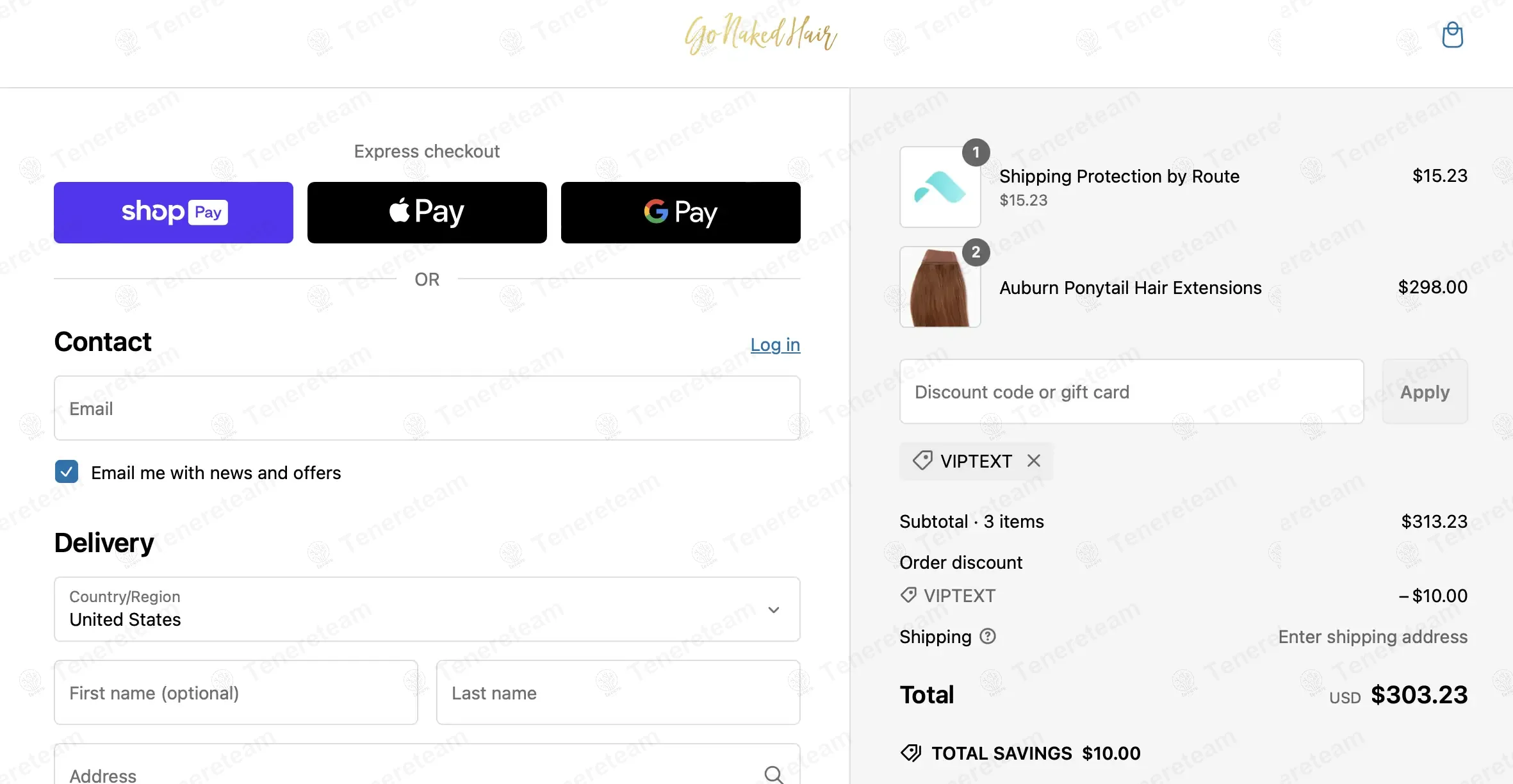 GoNaked Hair coupon code: $10 off with VIPTEXT. Tested and valid as 1 year ago.
