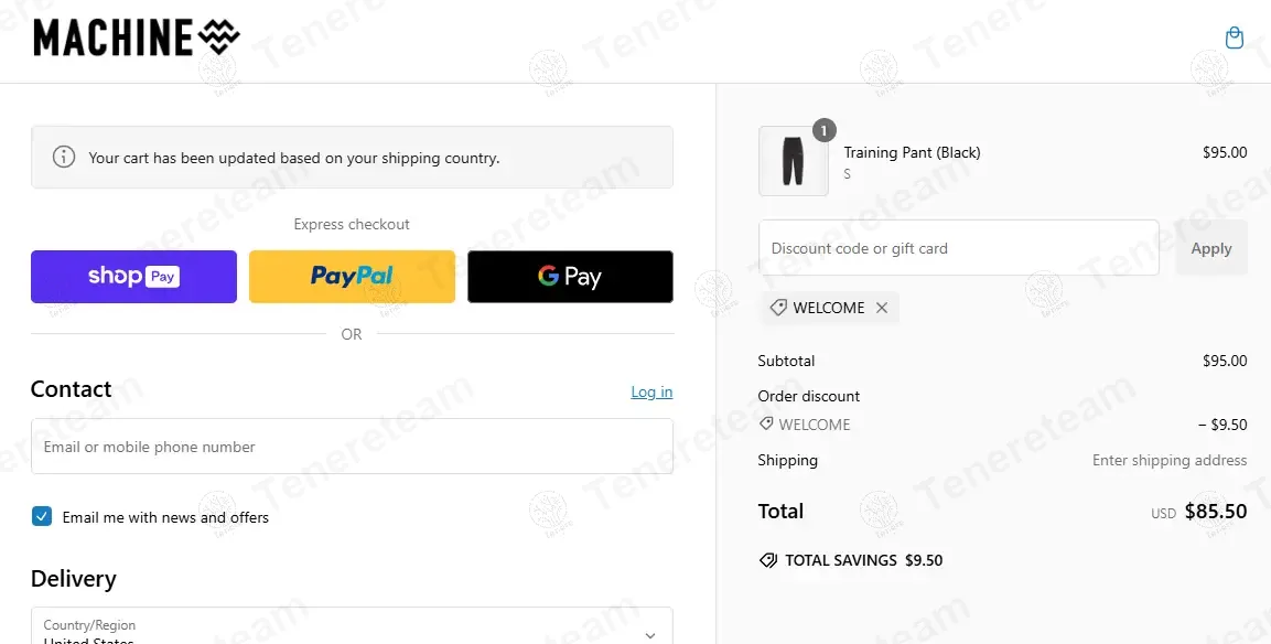 Machine Fitness coupon code: 10% off with WELCOME. Tested and valid as 1 year ago.