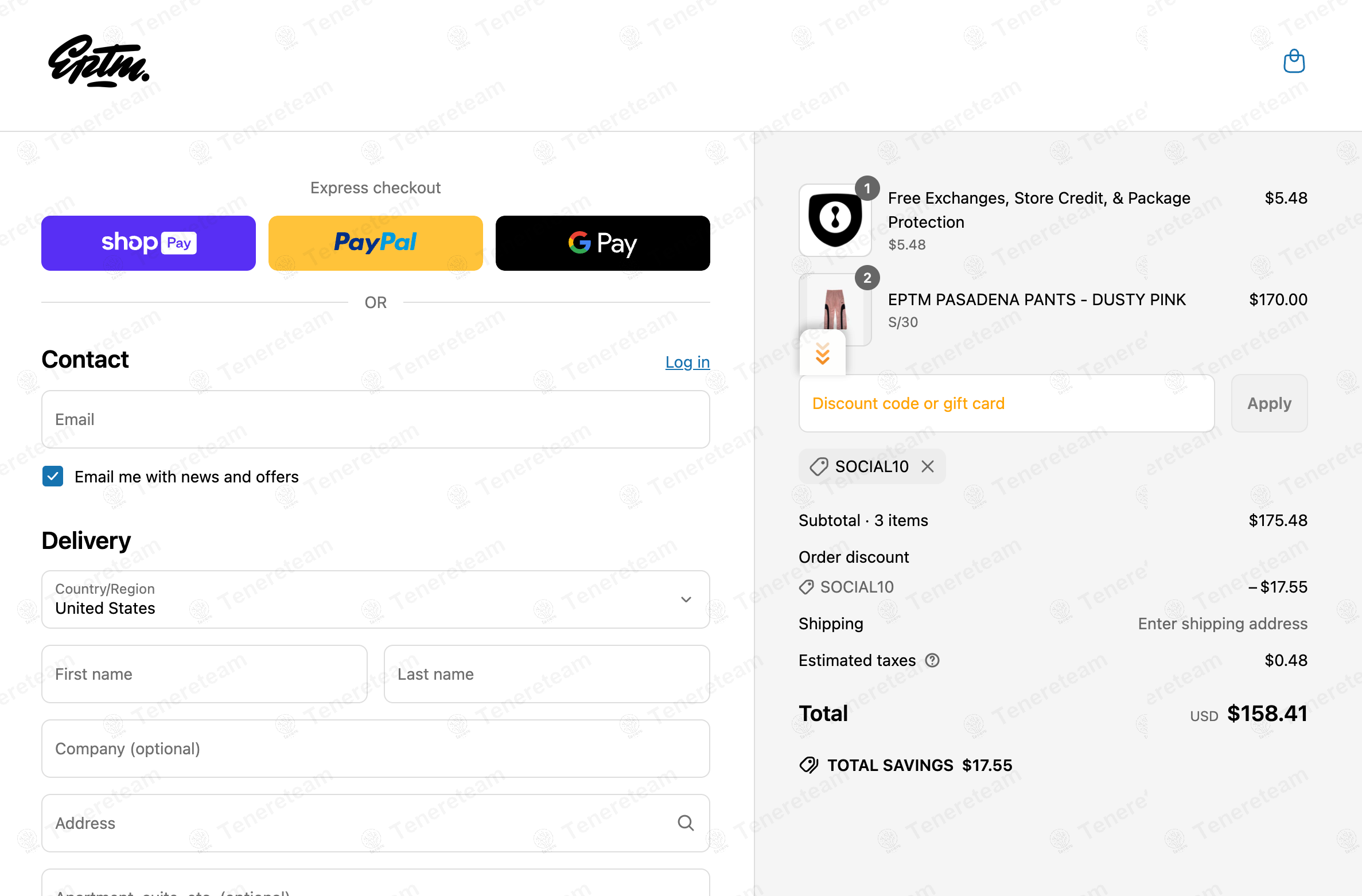 Eptm coupon code: 10% off with SOCIAL10. Tested and valid as 1 year ago.
