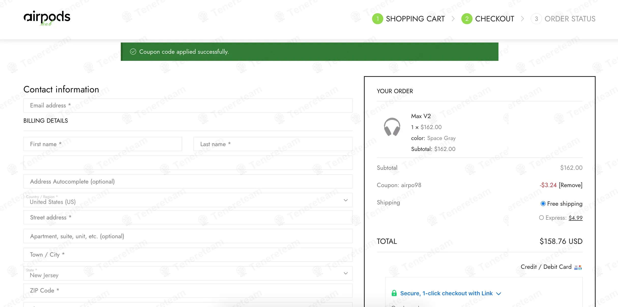 Airpods Hub coupon code: 2% off with AIRPO98. Tested and valid as 8 months ago.