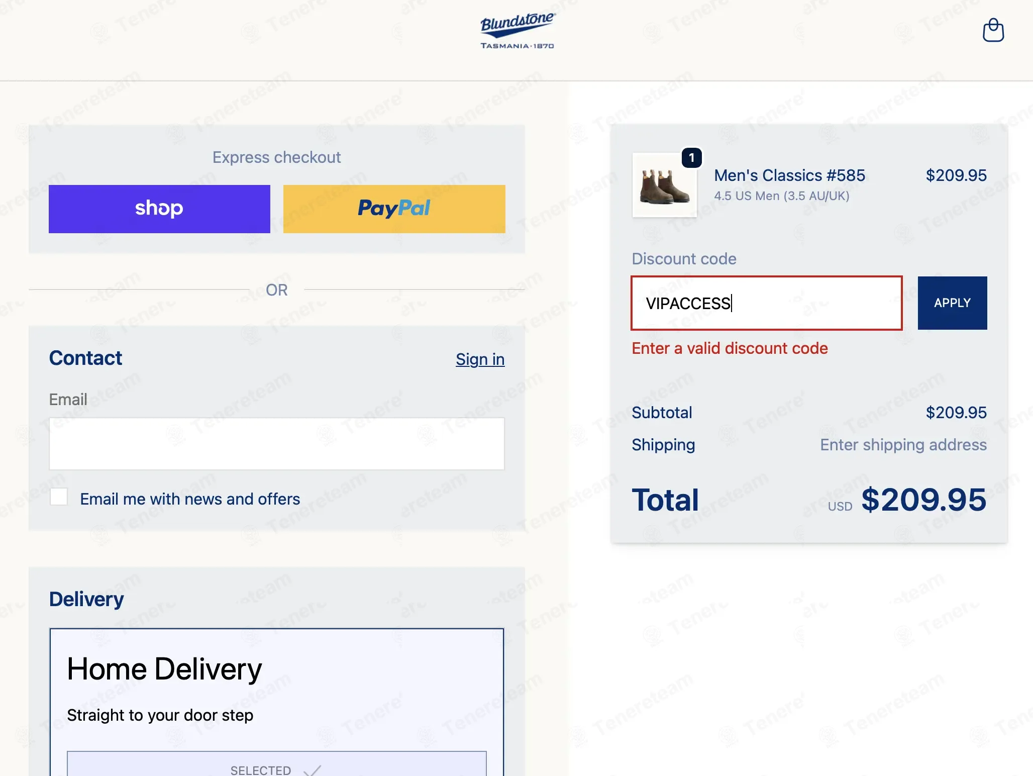 Blundstone coupon code: 10% off with VIPACCESS. Tested and valid as 2 months ago.