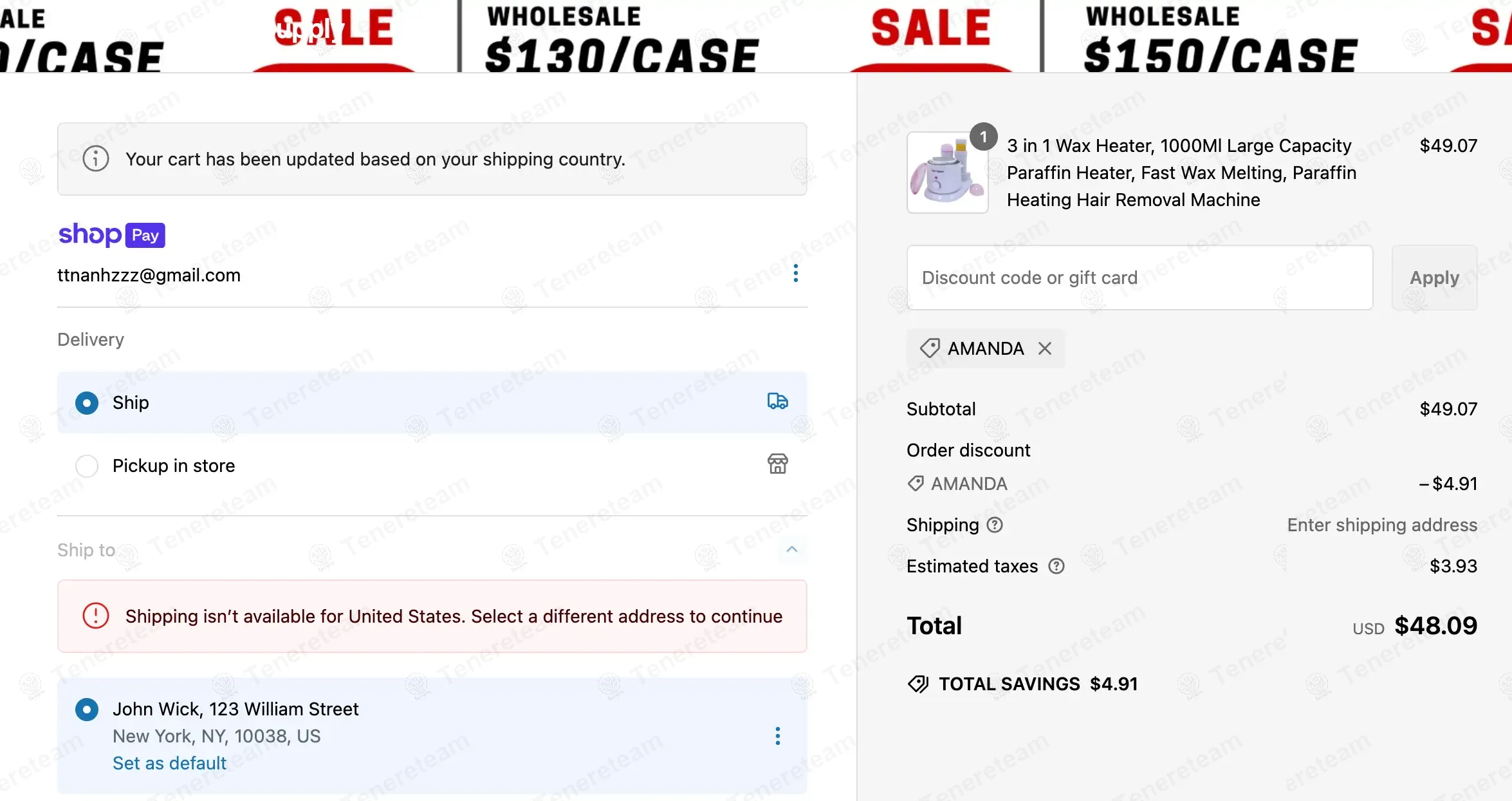 Amanda Beauty CA coupon code: 10% off with AMANDA. Tested and valid as 1 year ago.