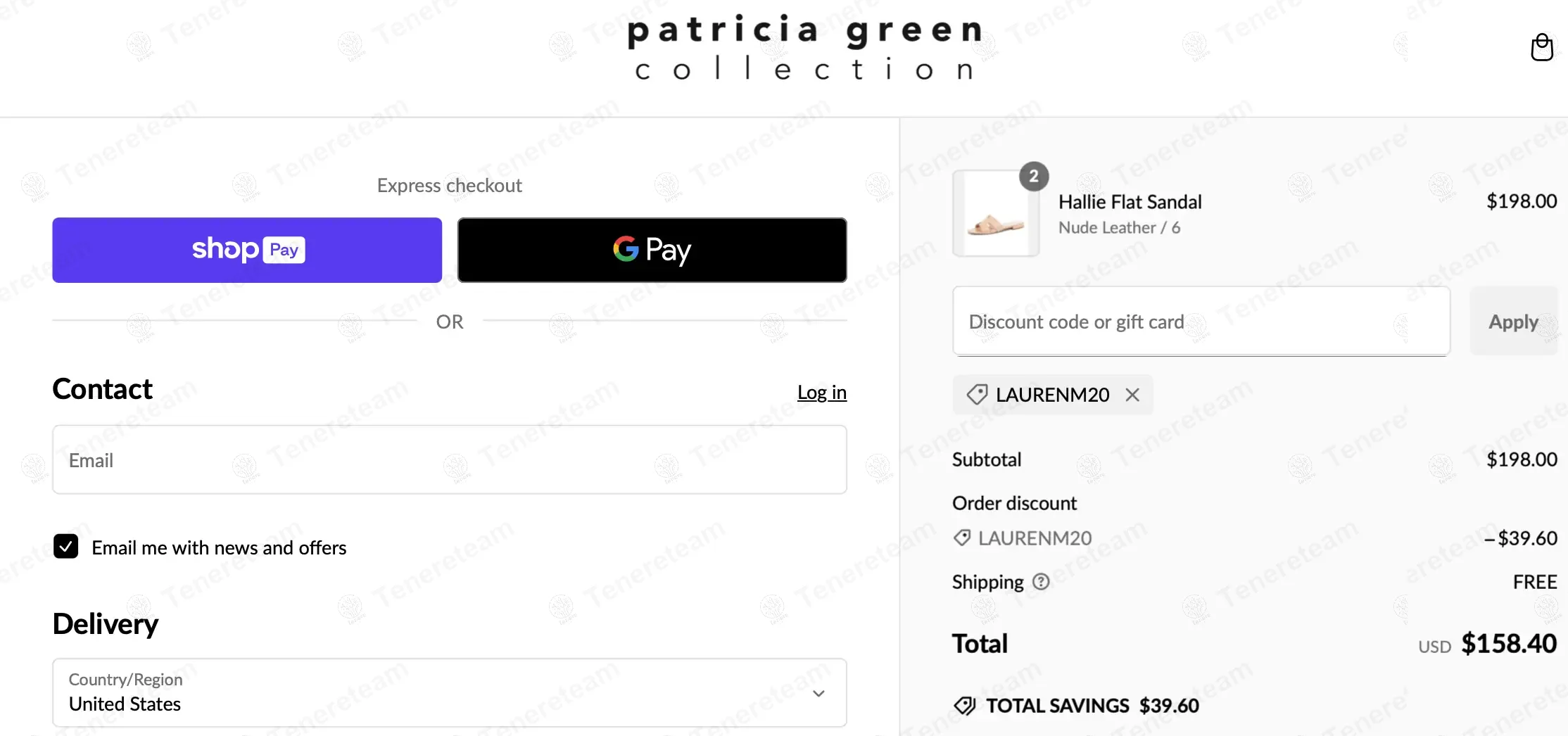 Patricia Green Collection coupon code: 20% off with LAURENM20. Tested and valid as 1 year ago.