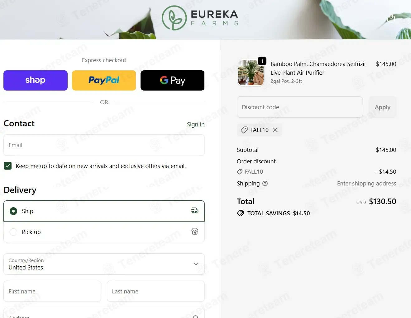 Eureka Farms coupon code: 10% off with FALL10. Tested and valid as 8 months ago.