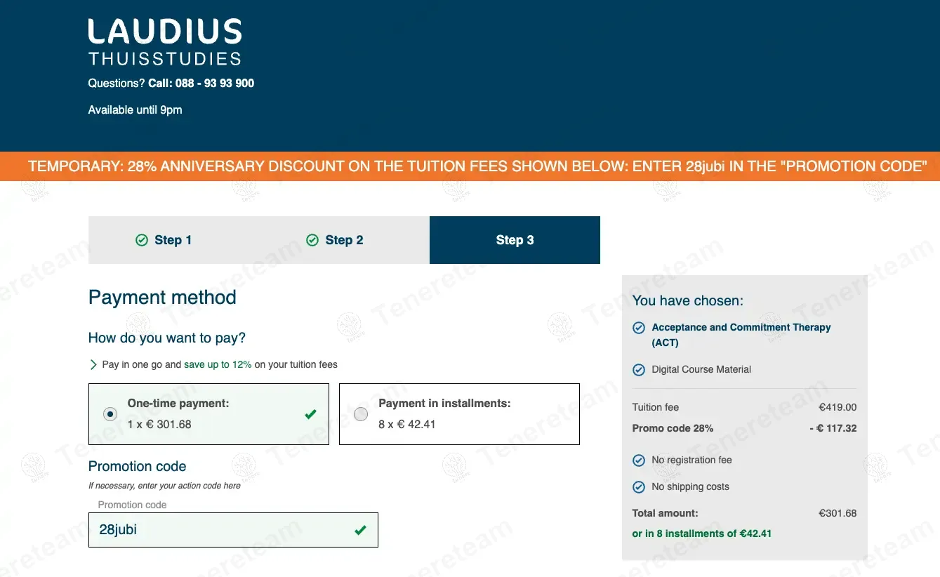 Laudius NL coupon code: 28% off with 28jubi. Tested and valid as 7 months ago.