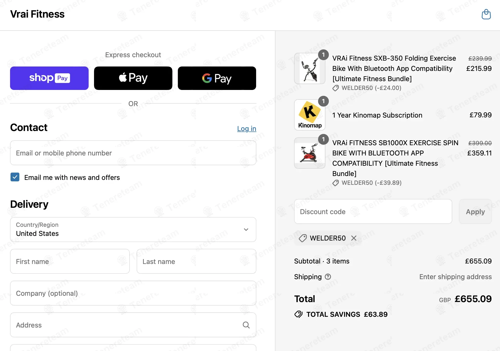 VRAi Fitness coupon code: 10% off with WELDER50. Tested and valid as 9 months ago.