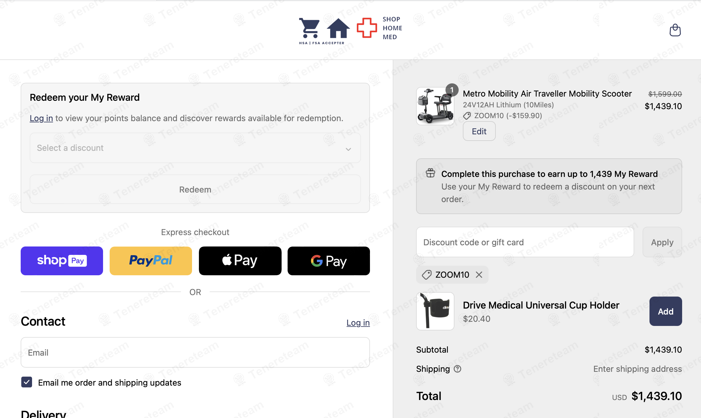 Shop Home Med coupon code: 10% off with zoom10. Tested and valid as 1 year ago.
