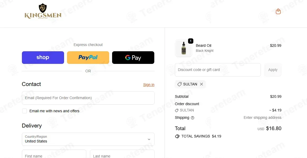 Kingsmen Premium coupon code: 20% off with SULTAN. Tested and valid as 2 weeks ago.