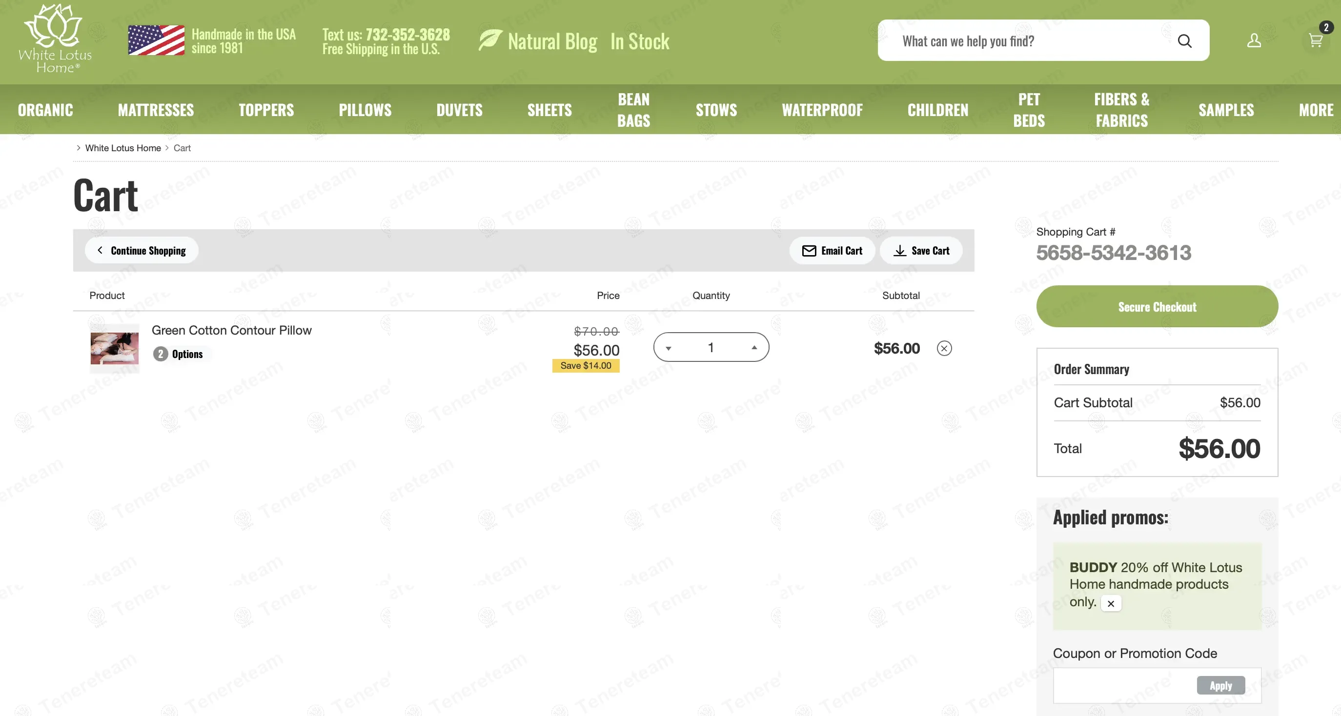 White Lotus Home coupon code: 10% off with BUDDY. Tested and valid as 9 months ago.