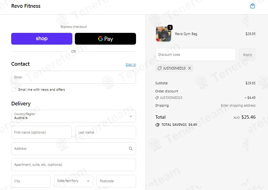 Revo Fitness coupon code: 15% off with JUSTJOINED15. Tested and valid as 6 months ago.