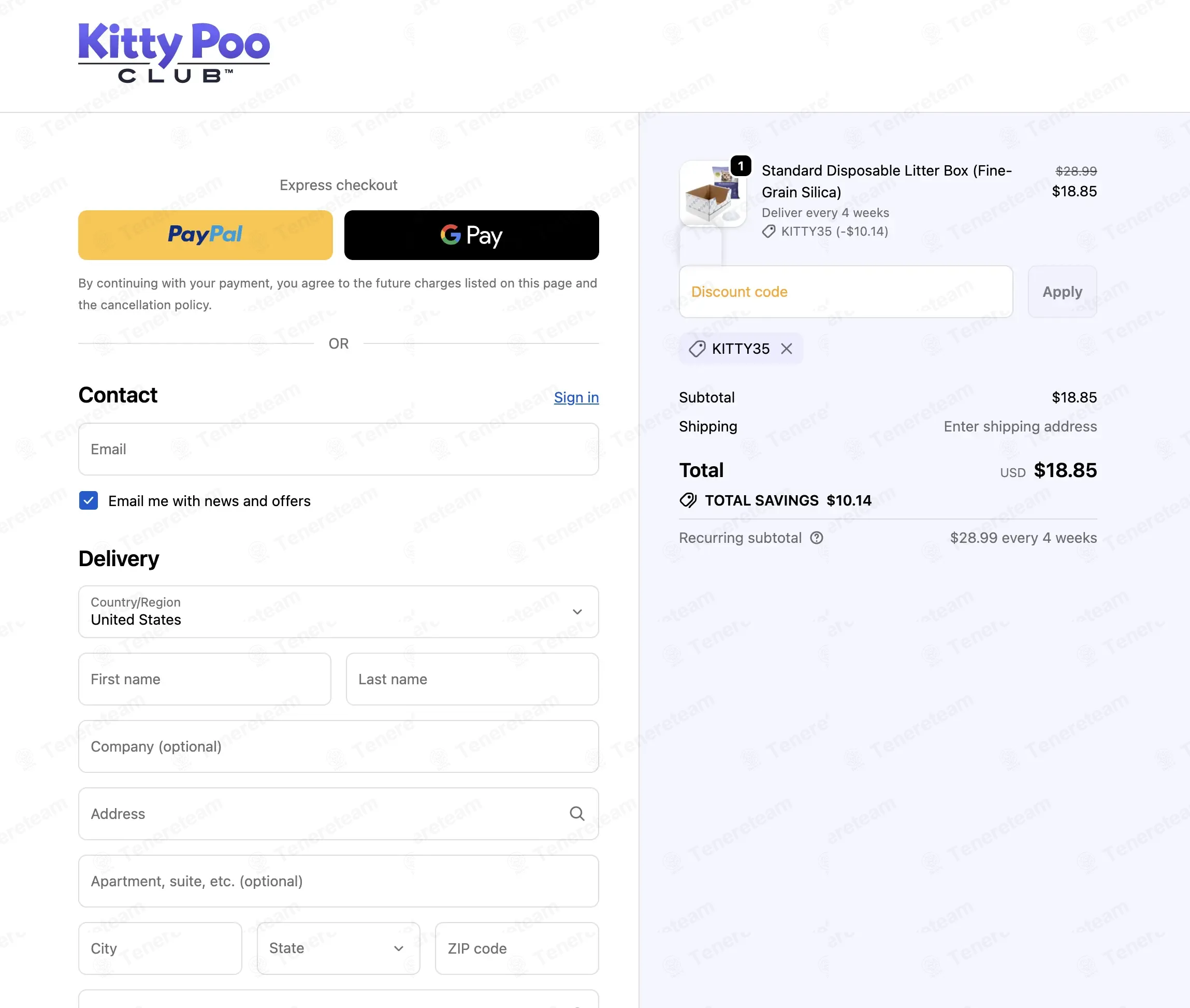 Kitty Poo Club coupon code: 35% off with KITTY35. Tested and valid as 15 hours ago.