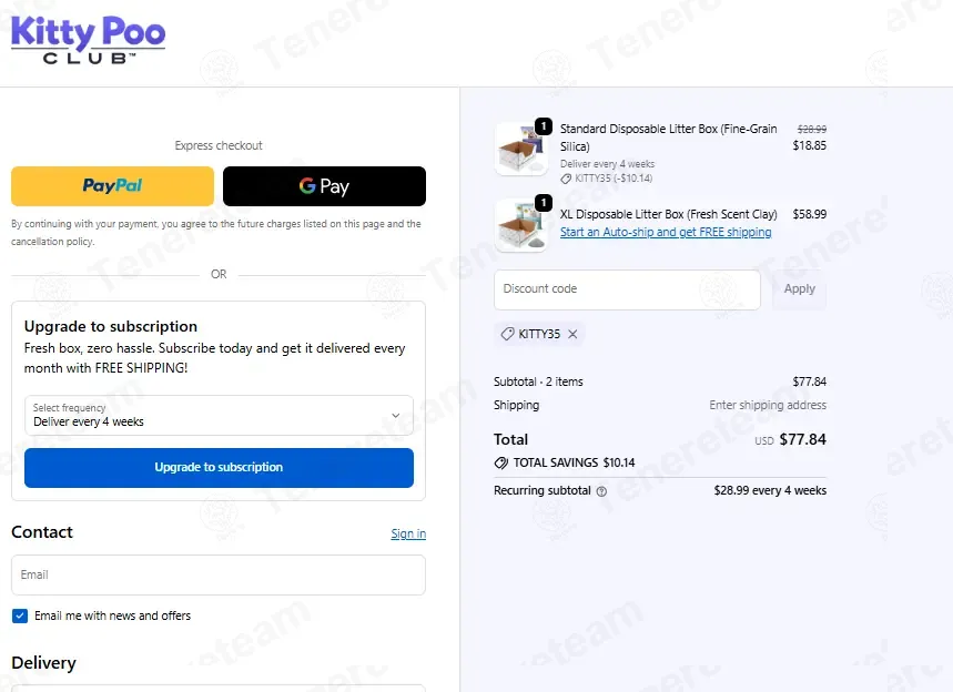 Kitty Poo Club coupon code: 35% off with KITTY35. Tested and valid as 15 hours ago.