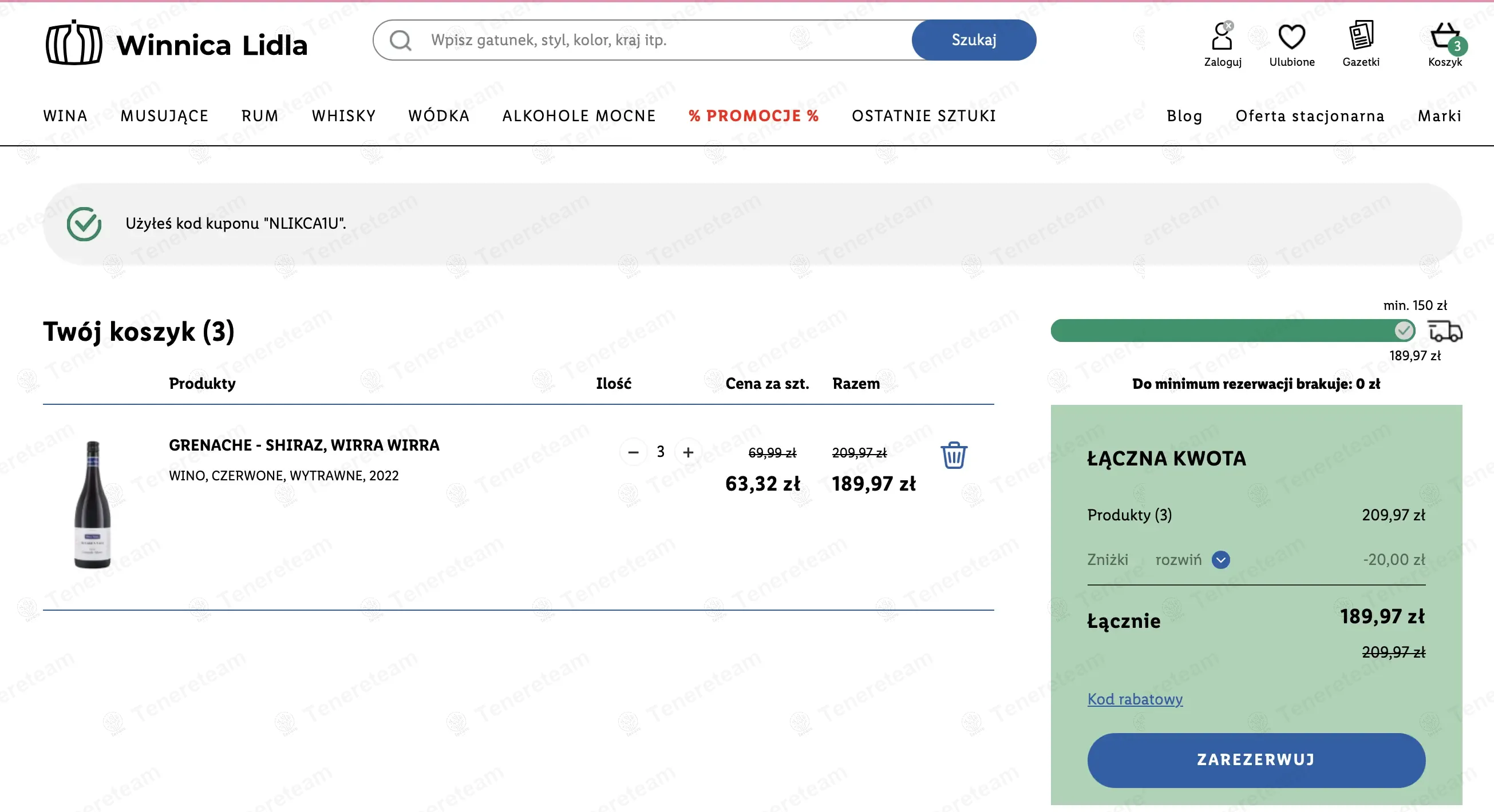 Winnica Lidla PL coupon code: Sale off with NLIKCA1U. Tested and valid as 1 year ago.