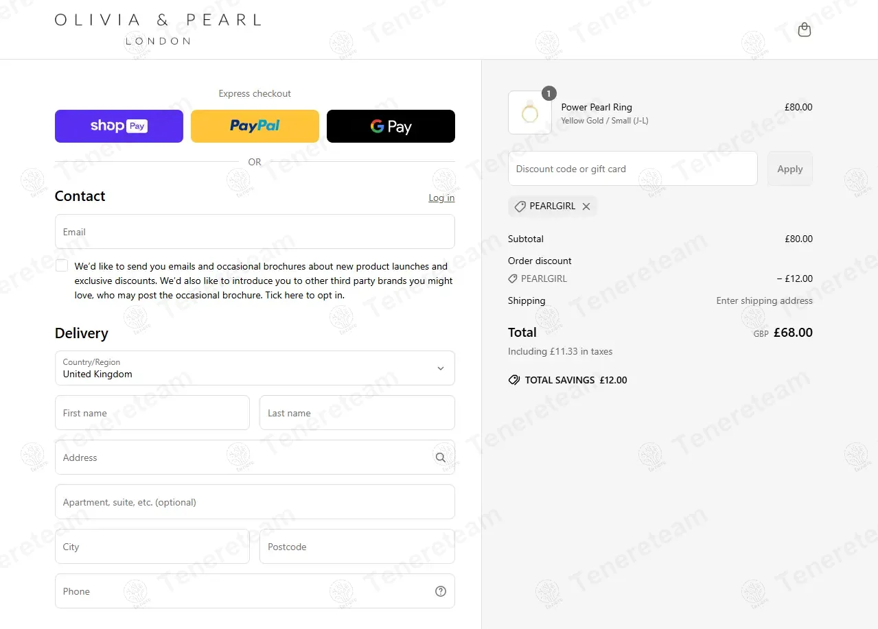 Olivia and Pearl coupon code: 15% off with PEARLGIRL. Tested and valid as 1 year ago.