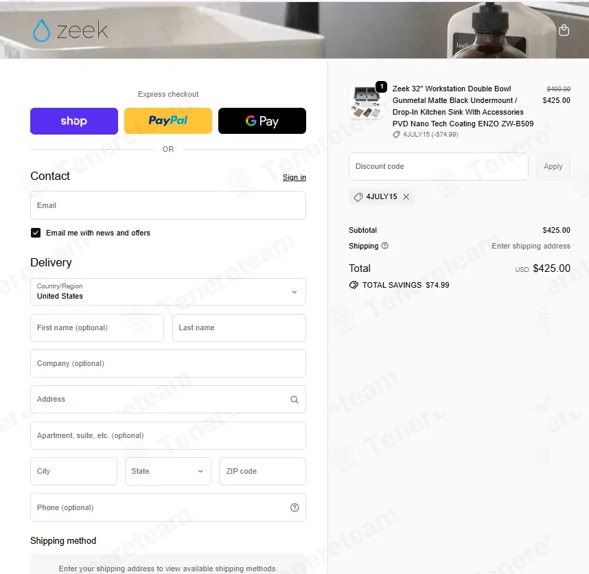 Zeek Living coupon code: 15% off with 4JULY15. Tested and valid as 5 months ago.