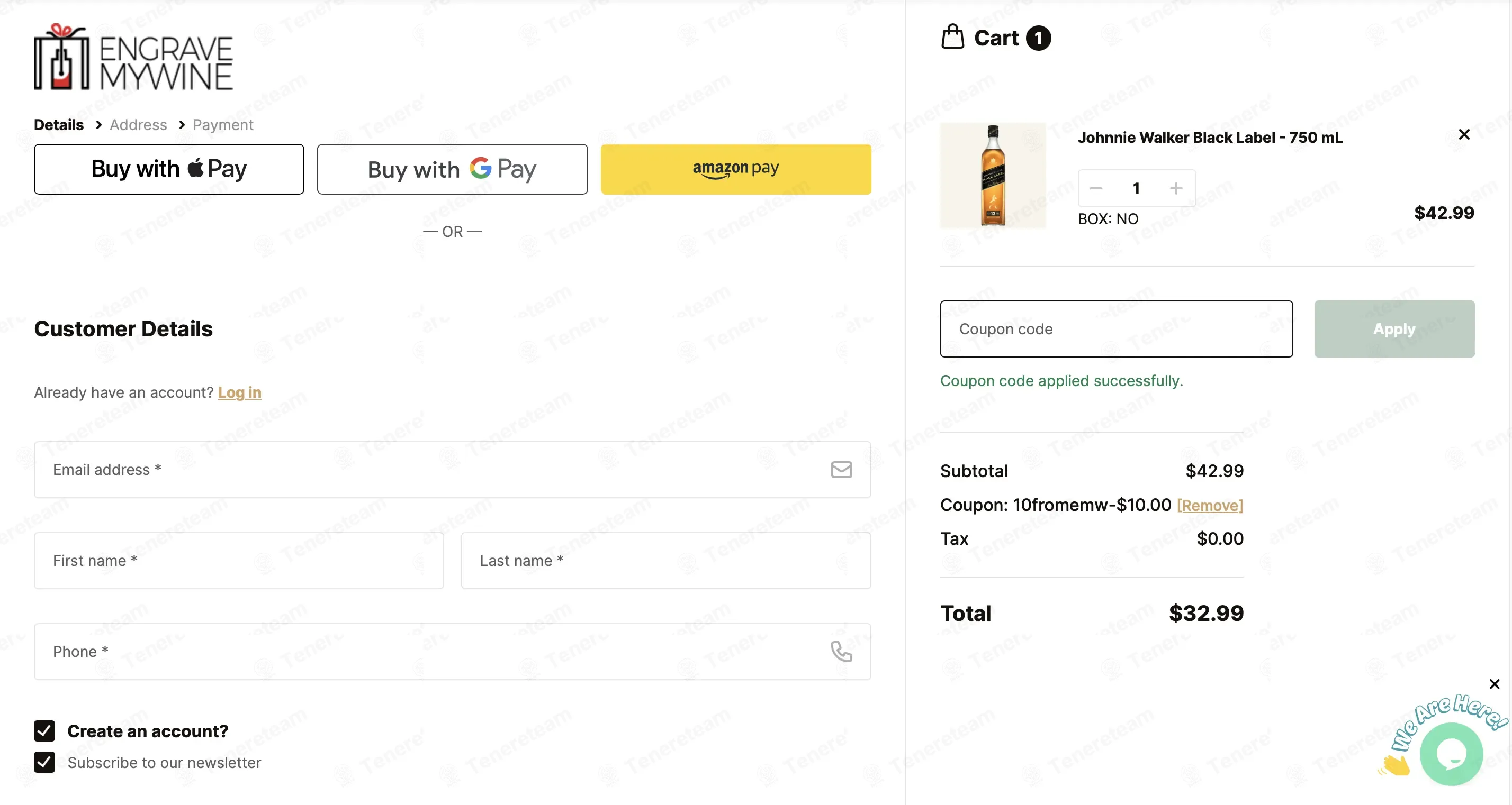 Engrave My Wine coupon code: $10 off with 10fromEMW. Tested and valid as 2 months ago.