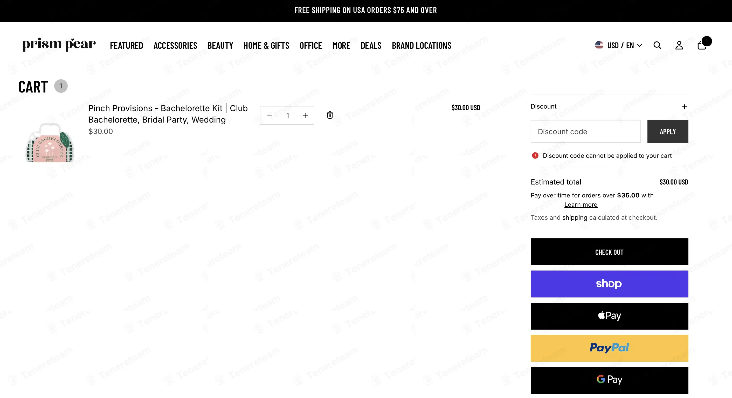 Prism Pear coupon code: 10% off with WELCOMEWMDHSX74. Tested and valid as 2 months ago.