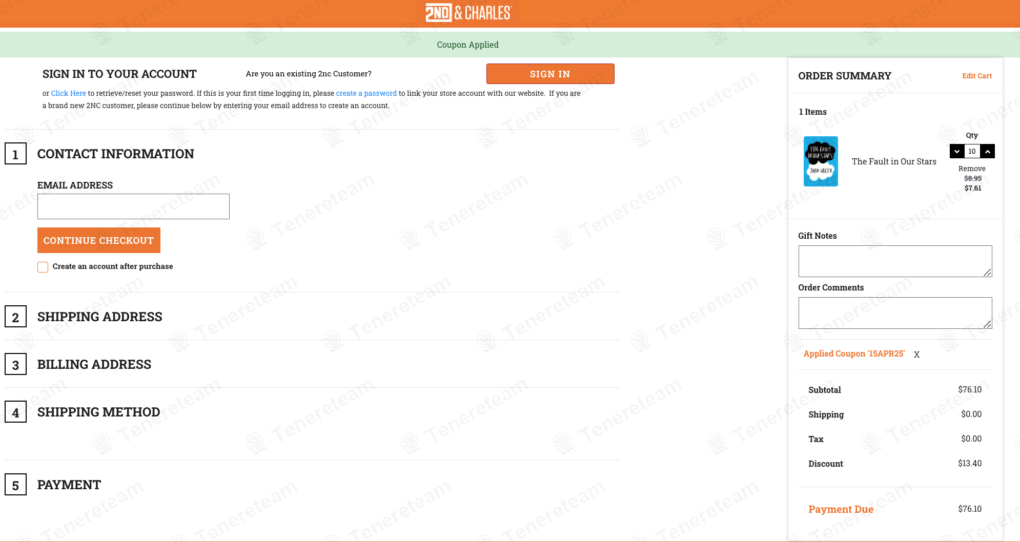 2Nd & Charles coupon code: 15% off with 15APR25. Tested and valid as 1 year ago.