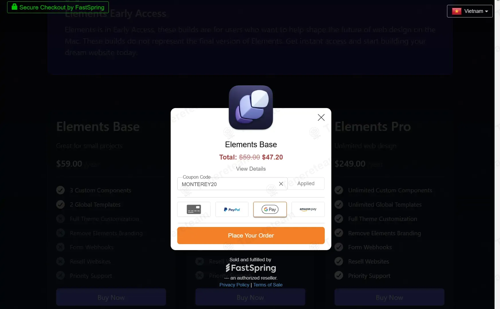 Realmac Software coupon code: 20% off with MONTEREY20. Tested and valid as 1 year ago.