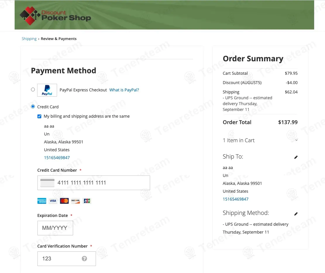 Discount Poker Shop coupon code: 5% off with AUGUST5. Tested and valid as 9 months ago.