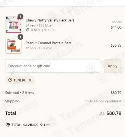 Love Good Fats coupon code: 20% off with TENERE. Tested and valid as 2 months ago.