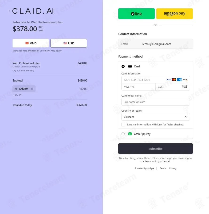 Claid.ai coupon code re-checked and confirmed working at checkout