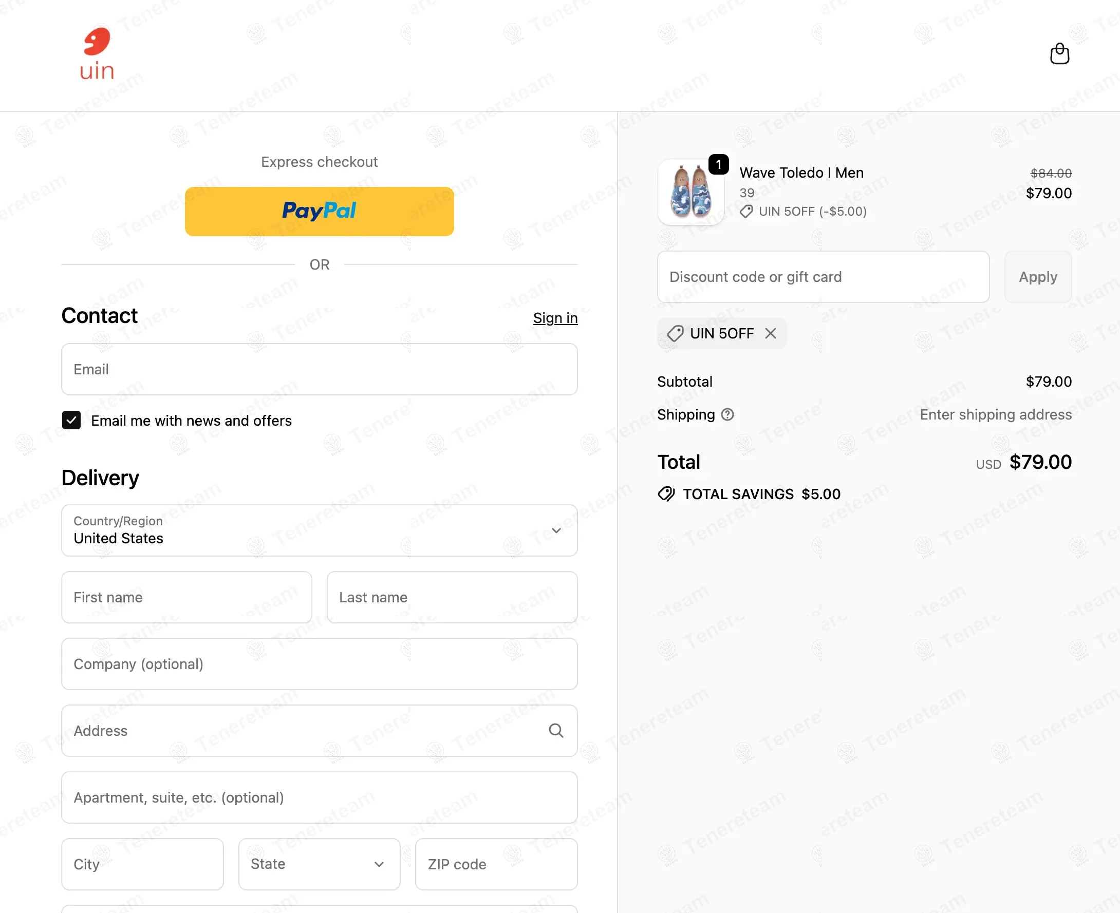 UIN Footwear SG coupon code: $5 off with UIN 5OFF. Tested and valid as 9 months ago.