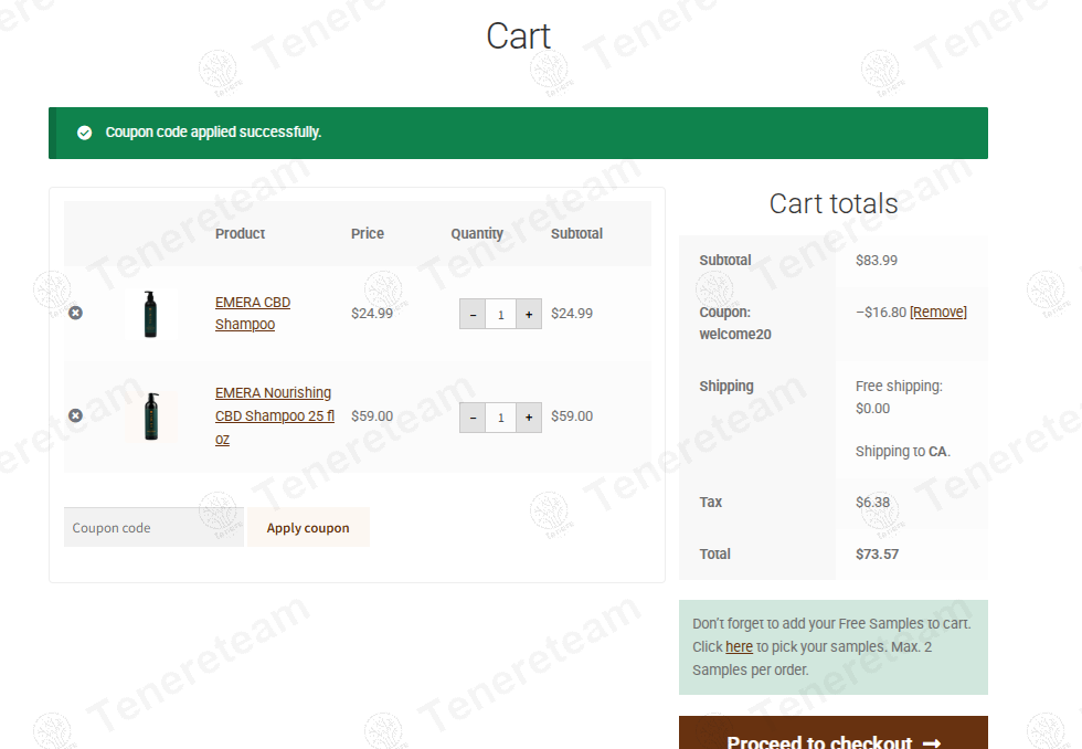 Emera Hair Care coupon code: 20% off with welcome20. Tested and valid as 1 year ago.