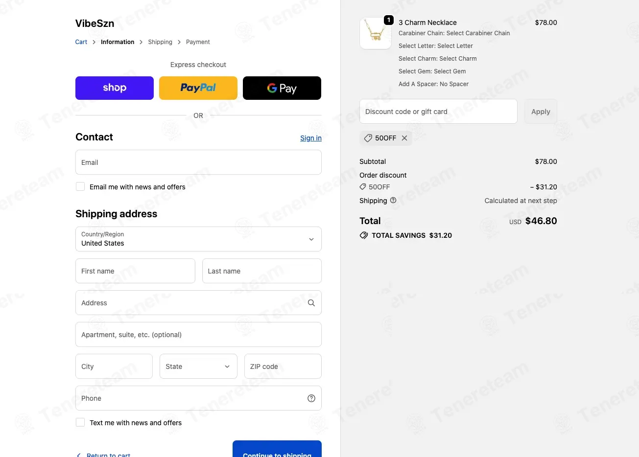 VibeSzn coupon code: 40% off with 50OFF. Tested and valid as 3 weeks ago.