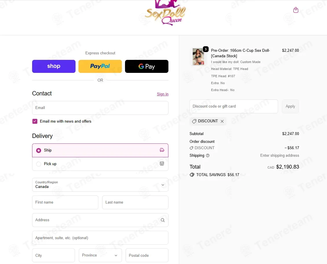 65% OFF Sex Doll Queen Coupon Codes