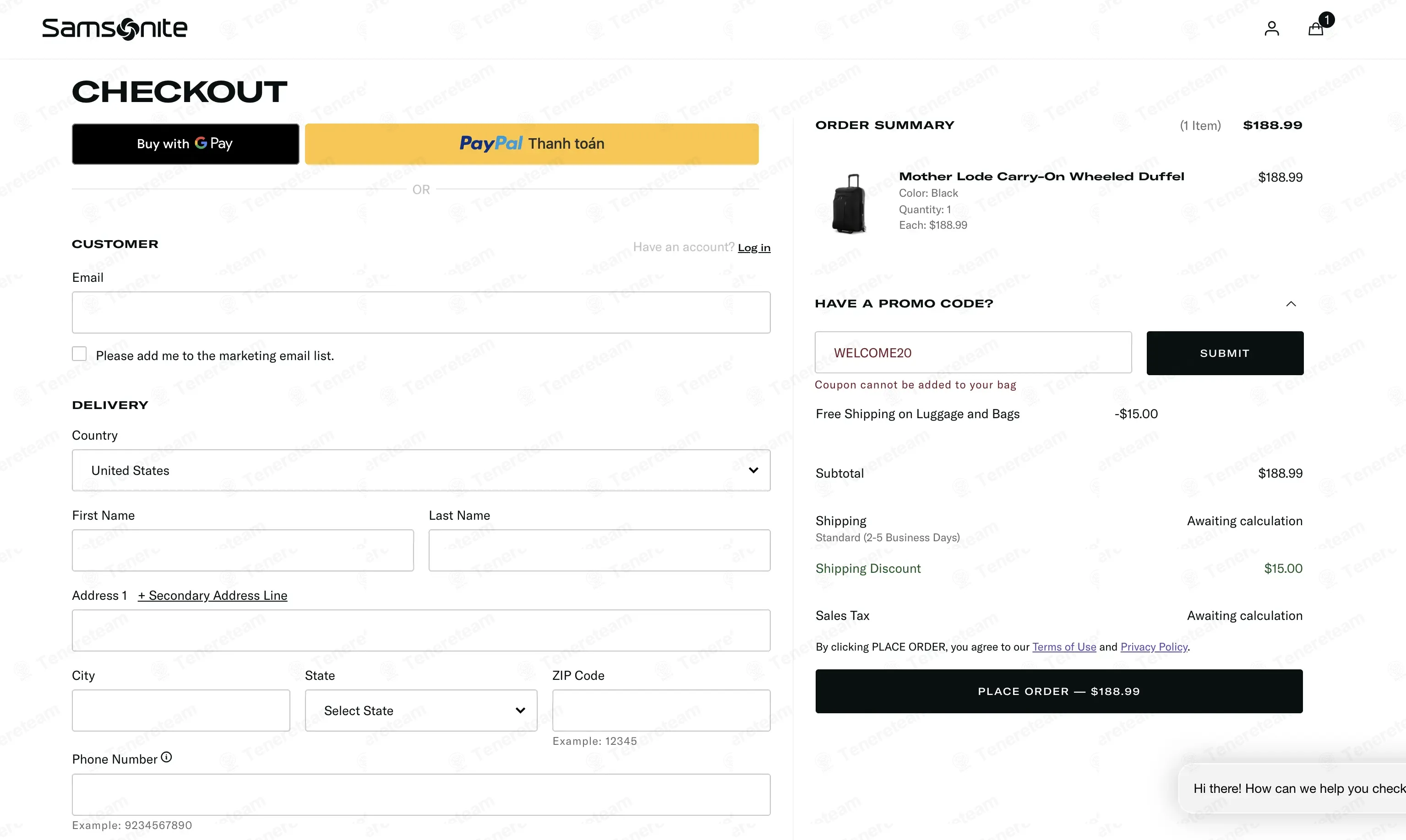 eBags coupon code: 20% off with WELCOME20. Tested and valid as 2 months ago.