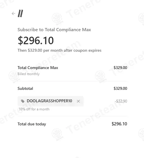 Doola coupon code: 10% off with DOOLAGRASSHOPPER10. Tested and valid as 10 months ago.