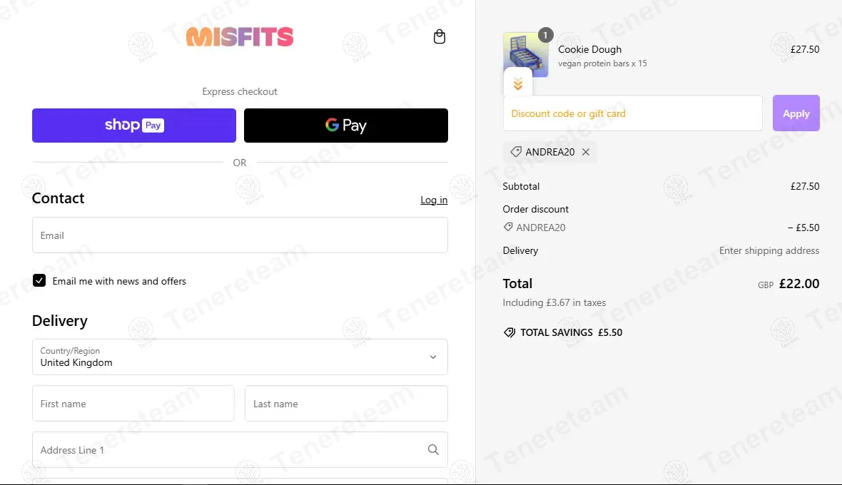 Misfits Health coupon code: 20% off with ANDREA20. Tested and valid as 1 year ago.