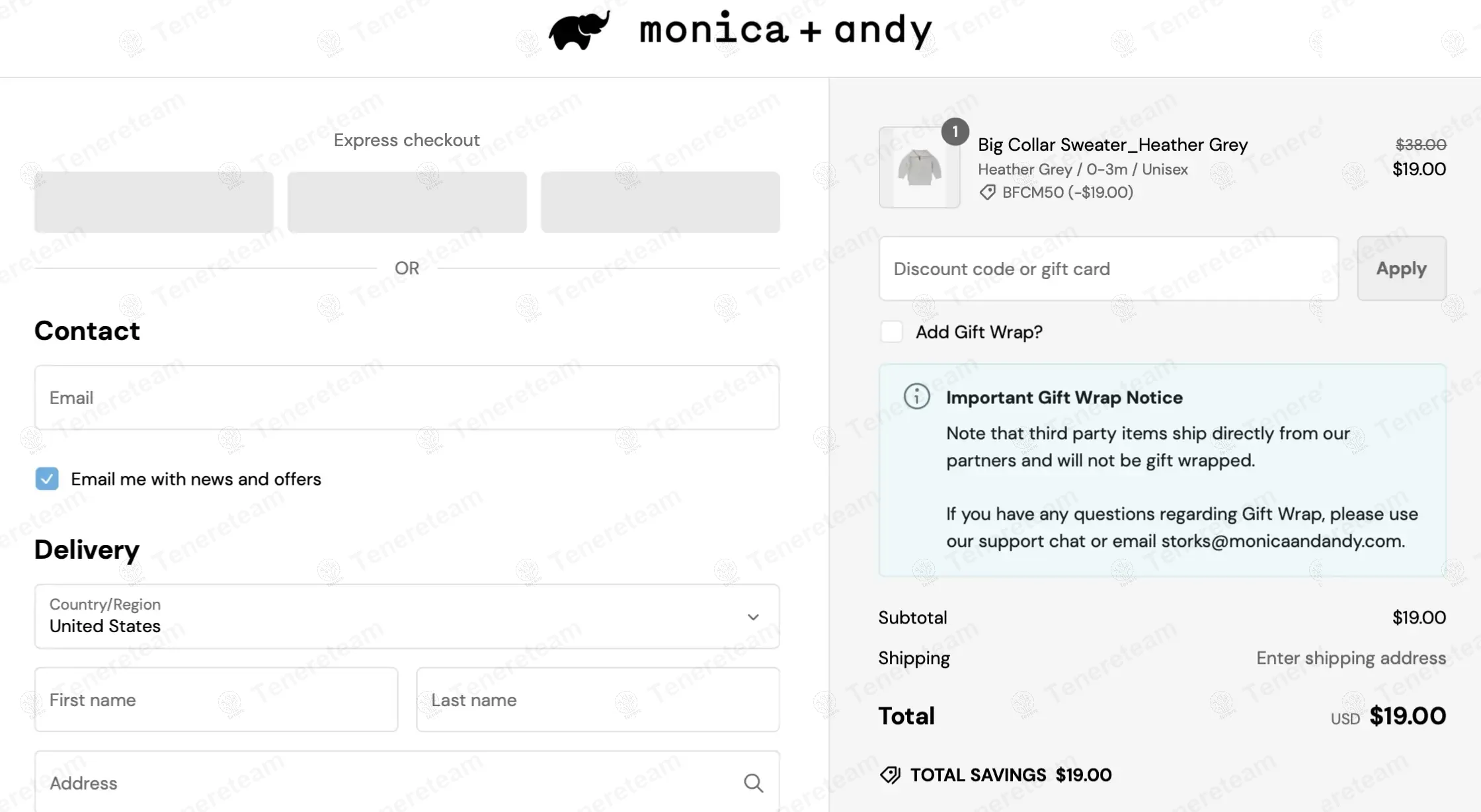 Monica And Andy coupon code: 50% off with BFCM50. Tested and valid as 1 year ago.
