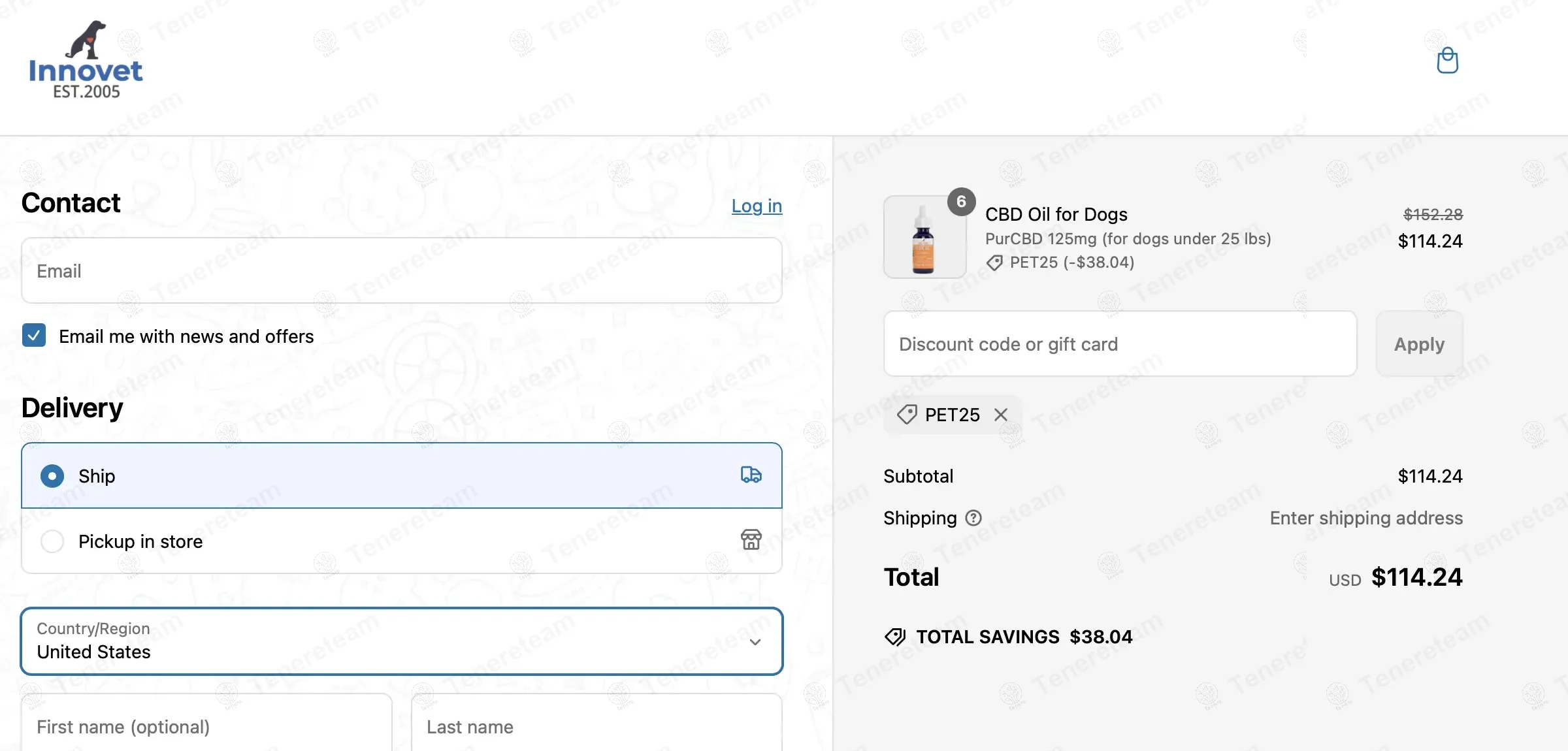 Innovet Pet coupon code: 25% off with pet25. Tested and valid as 1 year ago.
