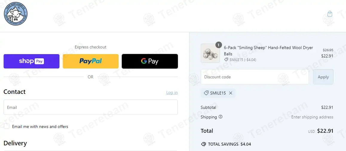 Smart Sheep Premium Wool Dryer Balls coupon code: 15% off with SMILE15. Tested and valid as 1 year ago.