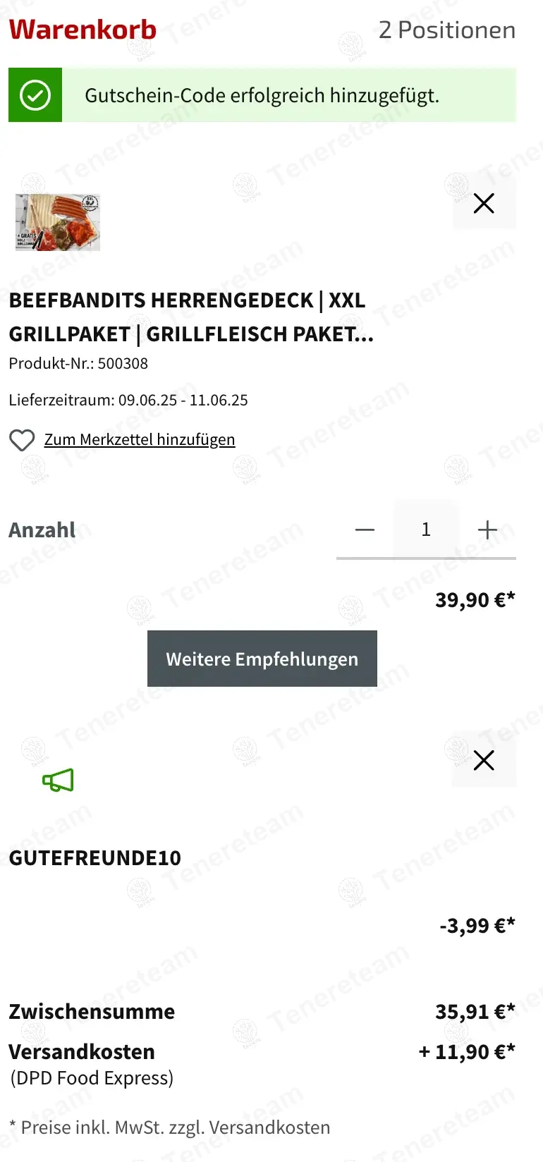 Beefbandits DE coupon code: 10% off with GUTEFREUNDE10. Tested and valid as 1 year ago.