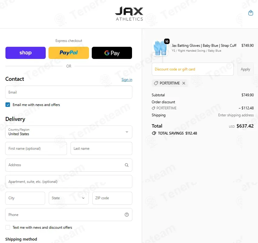 Jaxathletics coupon code: 15% off with PORTERTIME. Tested and valid as 10 months ago.