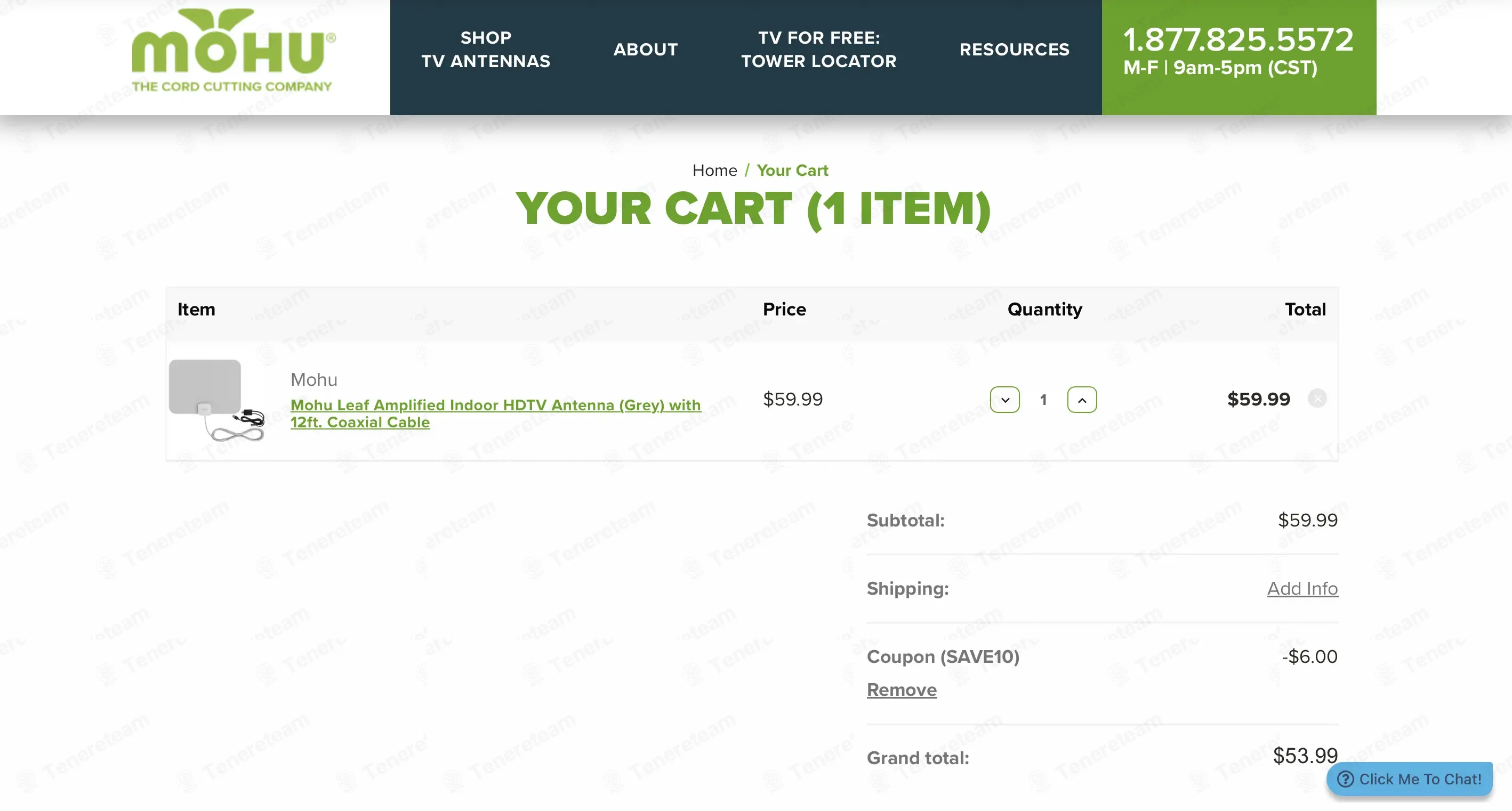 Mohu coupon code: 10% off with SAVE10. Tested and valid as 1 month ago.