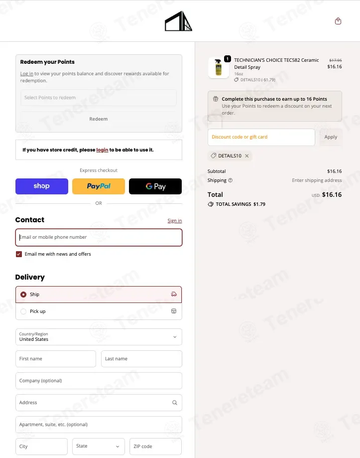 Car Guy Supplies coupon code: 10% off with DETAILS10. Tested and valid as 9 months ago.