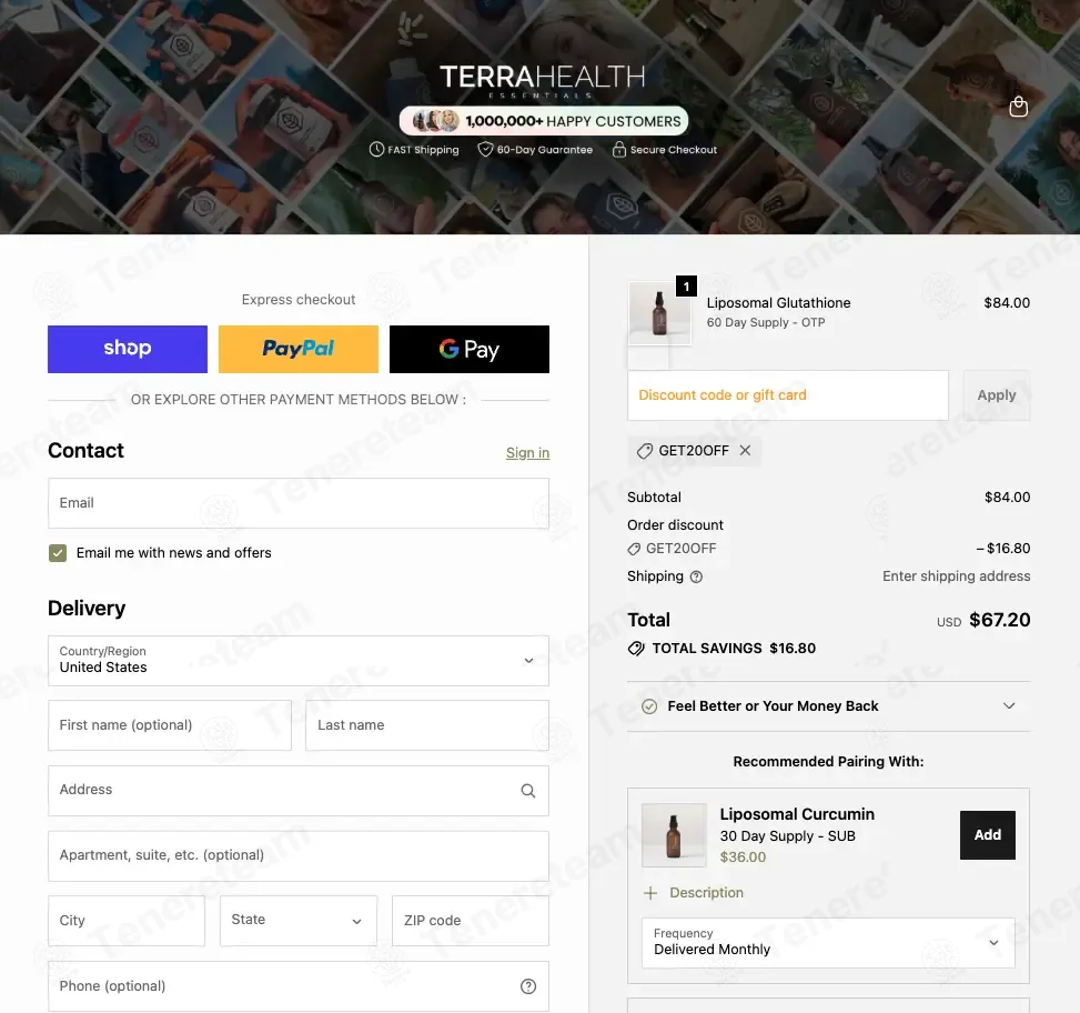 65% OFF Terra Health Essentials Coupon Codes