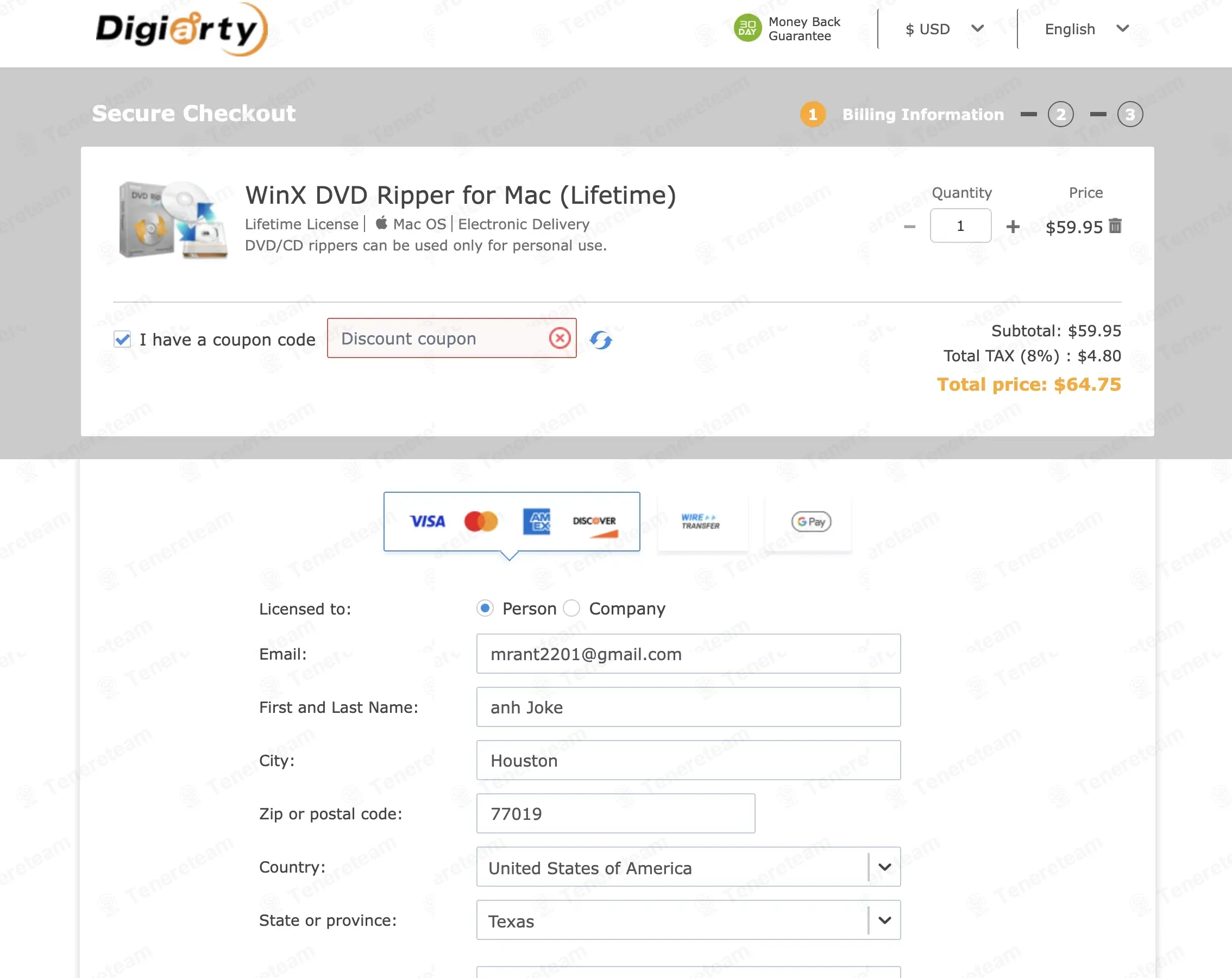 WinX DVD coupon code: 50% off with vipsave. Tested and valid as 3 months ago.