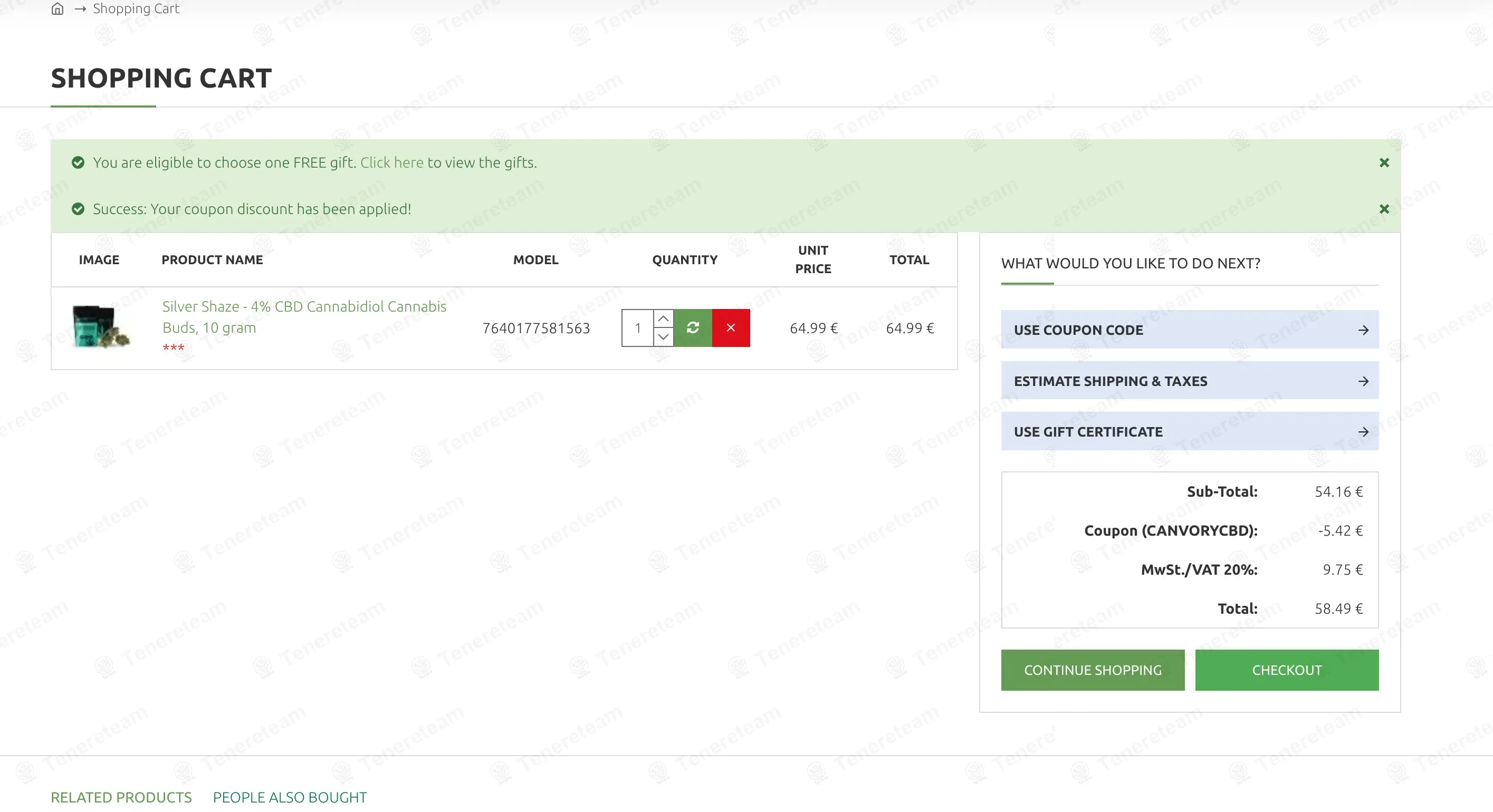 Canvory apply coupon code
