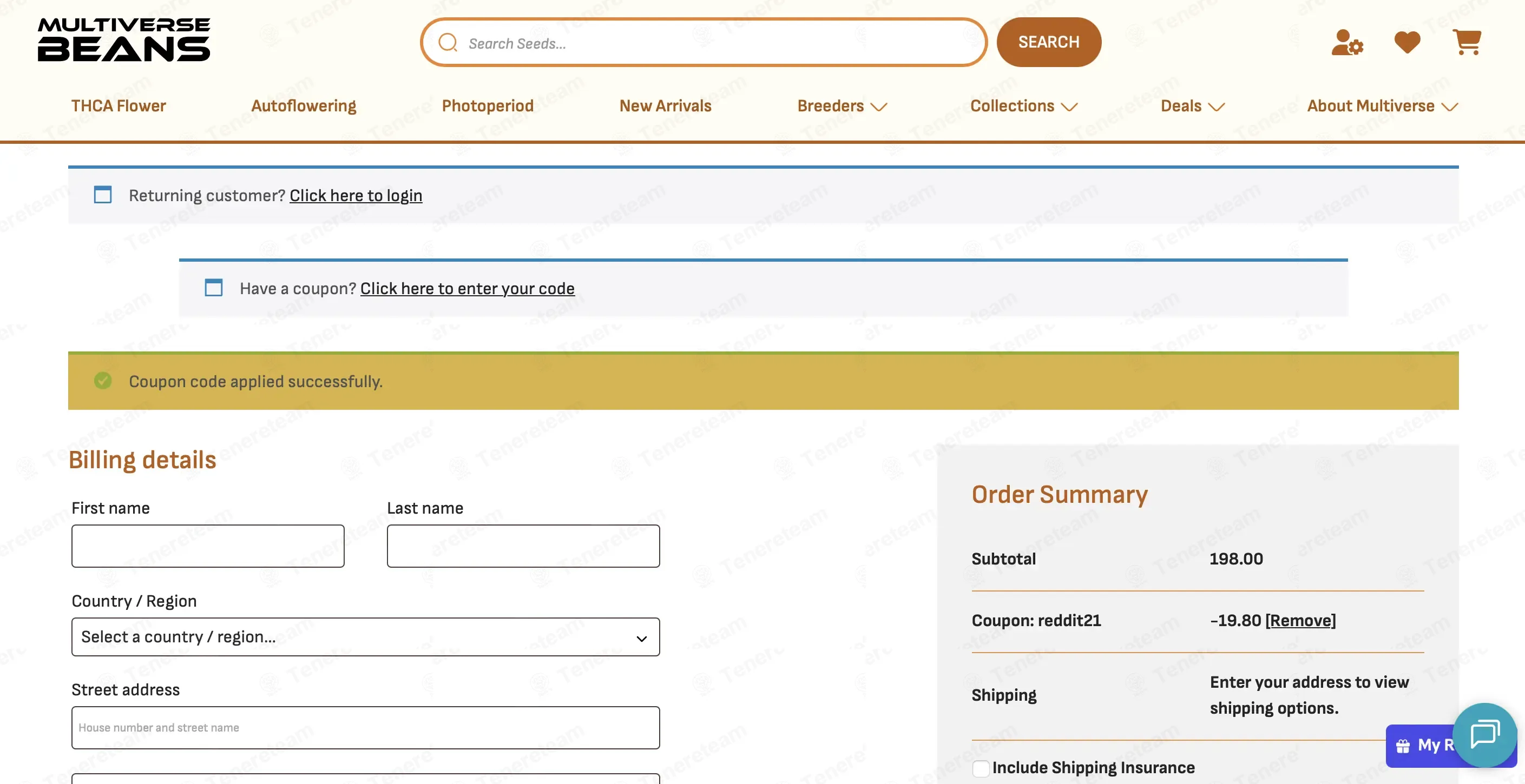 Multiverse Beans coupon code: 10% off with REDDIT21. Tested and valid as 6 months ago.