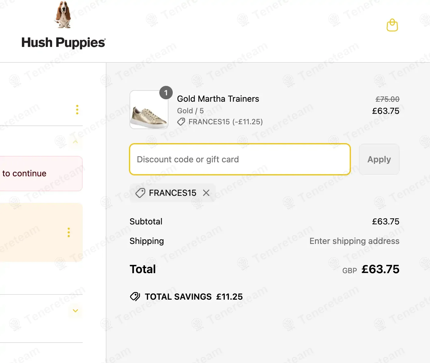 Hush Puppies UK coupon code: 15% off with FRANCES15. Tested and valid as 1 year ago.