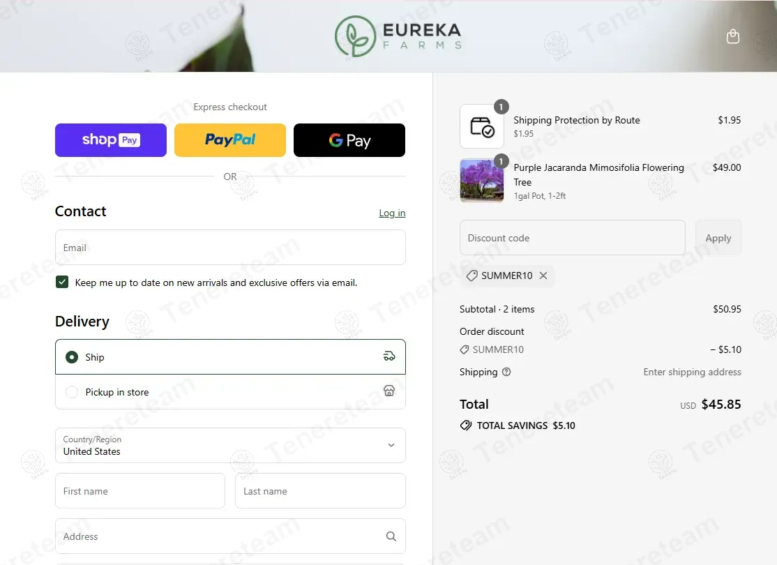 Eureka Farms coupon code: 10% off with SUMMER10. Tested and valid as 8 months ago.